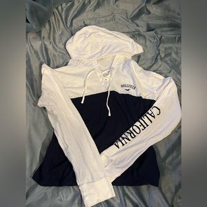 Long sleeve tee color block